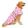 HDE Dog Raincoat Jacket Reflective Adjustable Hooded Pet Poncho Rain Coat with Leash Hole for Small to XLarge Dogs Princess L