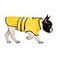 HDE Dog Raincoat Jacket Reflective Adjustable Hooded Pet Poncho Rain Coat with Leash Hole for Small to XLarge Dogs Yellow M
