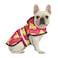 HDE Dog Raincoat Jacket Reflective Adjustable Hooded Pet Poncho Rain Coat with Leash Hole for Small to XLarge Dogs Pink Ducks M