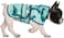 HDE Dog Raincoat Jacket Reflective Adjustable Hooded Pet Poncho Rain Coat with Leash Hole for Small to XLarge Dogs Dinosaurs S