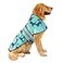 HDE Dog Raincoat Jacket Reflective Adjustable Hooded Pet Poncho Rain Coat with Leash Hole for Small to XLarge Dogs Dinosaurs L