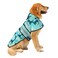 HDE Dog Raincoat Jacket Reflective Adjustable Hooded Pet Poncho Rain Coat with Leash Hole for Small to XLarge Dogs Dinosaurs L