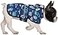 HDE Dog Raincoat Jacket Reflective Adjustable Hooded Pet Poncho Rain Coat with Leash Hole for Small to XLarge Dogs Sharks M