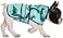 HDE Dog Raincoat Jacket Reflective Adjustable Hooded Pet Poncho Rain Coat with Leash Hole for Small to XLarge Dogs Dinosaurs M