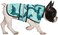 HDE Dog Raincoat Jacket Reflective Adjustable Hooded Pet Poncho Rain Coat with Leash Hole for Small to XLarge Dogs Dinosaurs M