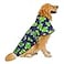 HDE Dog Raincoat Jacket Reflective Adjustable Hooded Pet Poncho Rain Coat with Leash Hole for Small to XLarge Dogs Frogs L