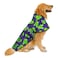 HDE Dog Raincoat Jacket Reflective Adjustable Hooded Pet Poncho Rain Coat with Leash Hole for Small to XLarge Dogs Frogs L