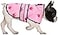 HDE Dog Raincoat Jacket Reflective Adjustable Hooded Pet Poncho Rain Coat with Leash Hole for Small to XLarge Dogs Princess M