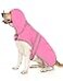 HDE Dog Raincoat with Clear Hood Rain Jacket Poncho for Small Medium Large Dogs Pink L