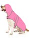 HDE Dog Raincoat with Clear Hood Rain Jacket Poncho for Small Medium Large Dogs Pink L