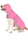 HDE Dog Raincoat with Clear Hood Rain Jacket Poncho for Small Medium Large Dogs Pink L