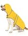 HDE Dog Raincoat with Clear Hood Rain Jacket Poncho for Small Medium Large Dogs Yellow 3XL