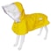 MAMORE Waterproof Dog Raincoat Adjustable Reflective Lightweight Pet Rain Clothes with Poncho Hood XXLarge Yellow