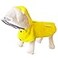 MAMORE Dog RaincoatWaterproof Rain Poncho with Hoodie High Reflective Adjustable Pet Rain Jacket with Leash Hole for Small Medium and Large Dogs Yellow Medium