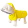 MAMORE Dog RaincoatWaterproof Rain Poncho with Hoodie High Reflective Adjustable Pet Rain Jacket with Leash Hole for Small Medium and Large Dogs Yellow Medium