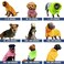 Spark Paws Dog Raincoat Waterproof Windproof Rain Jacket for Small Medium Large Extra Large Dogs Reflective Breathable FullBody Coverage Dry Suit Green Brown Tan 2XL