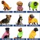 Spark Paws Dog Raincoat Waterproof Windproof Rain Jacket for Small Medium Large Extra Large Dogs Reflective Breathable FullBody Coverage Dry Suit Sea Pink 3XL