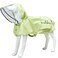MAMORE Waterproof Dog Raincoat Adjustable Reflective Lightweight Pet Rain Clothes with Poncho HoodMediumLight Green