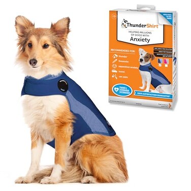 ThunderShirt for Dogs Large Blue Polo Dog Anxiety Relief Calming Vest