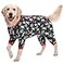 LovinPet Large Dog OutfitDog Rash GuardDoberman Sun Shield ShirtSpace Astronauts Black PrintLightweight Pullover Large Puppy PJsFull Coverage Doberman PajamasMedium