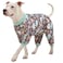 LovinPet Large Dog PJS Hippos Zoo Cozy Dog Pajamas Slim fit Lightweight Pullover ClothesFull Coverage Golden Retriever PajamasBack Snap Button is Only Decoration 2XL