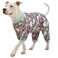 LovinPet Pitbull Pajamas Hippos Zoo Cozy Dog Pajamas Slim fit Lightweight Pullover ClothesFull Coverage Dog pjsBack Snap Button is only DecorationLarge
