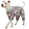LovinPet Pitbull Pajamas Hippos Zoo Cozy Dog Pajamas Slim fit Lightweight Pullover ClothesFull Coverage Dog pjsBack Snap Button is only DecorationLarge