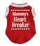 Petitebella Mommys Heart Breaker Puppy Dog Shirt Red Medium