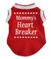 Petitebella Mommys Heart Breaker Puppy Dog Shirt Red Medium