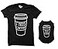 Tcombo I Need CoffeeIm A Latte to Handle Matching Dog Shirt Womens TShirt Black Large WomensSmall Dog