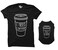 Tcombo I Need CoffeeIm A Latte to Handle Matching Dog Shirt Womens TShirt Black Large WomensSmall Dog