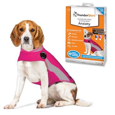 ThunderShirt for Dogs Medium Pink Polo Dog Anxiety Vest
