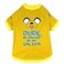 Crowded Coop, LLC Crowded Coop LLC Adventure Time Jake Saliva Dog Unisex Cartoon TShirt Yellow Small 1518 859 Cotton Blend