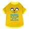 Crowded Coop, LLC Crowded Coop LLC Adventure Time Jake Saliva Dog Unisex Cartoon TShirt Yellow Small 1518 859 Cotton Blend