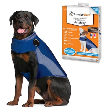 ThunderShirt for Dogs XX Large Blue Polo Dog Anxiety Relief Calming Vest