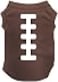 Petitebella Rugby Print Puppy Dog Shirt Brown Small
