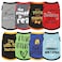 Paiaite Elevate Your Pets Seasonal Style with Playful Panache 8Piece Set of Dog Shirts Featuring Hilarious Printed Patterns for Airy Comfort in Summer and Fall Classic 8pc XSmall