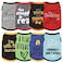 Paiaite Elevate Your Pets Seasonal Style with Playful Panache 8Piece Set of Dog Shirts Featuring Hilarious Printed Patterns for Airy Comfort in Summer and Fall Classic 8pc XSmall