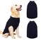 Mihachi Turtleneck Dog Sweater Winter Coat Apparel Classic Cable Knit Clothes with Leash Hole for Cold Weather Ideal Gift for Pet in New Year Medium