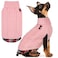 KYEESE Dog Sweater Stretchy Knitwear Cat Clothes Soft Pullover Dog Sweaters for Small Dogs Girl Thick Pet Coat for Fall Winter Cold Weather Warm Turtleneck Small Dogs Sweater with Gingham Patchwork