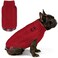 KYEESE Dog Sweater Soft Pullover Dog Sweaters for Small Dogs Girl Warm Turtleneck Small Dogs Sweater Stretchy Knitwear Cat Clothes with Gingham Patchwork Comfy Pet Coat for Fall Winter Cold Weather