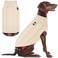 KYEESE Dog Sweater Warm Turtleneck Medium Dogs Sweater with Gingham Patchwork Comfy Pet Coat for Fall Winter Cold Weather Soft Pullover Dog Sweaters for Medium Dogs Girl