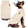 KYEESE Dog Sweater Warm Turtleneck Small Dogs Sweater with Gingham Patchwork Thick Pet Coat for Fall Winter Cold Weather Soft Pullover Dog Sweaters for Small Dogs Girl Stretchy Knitwear Cat Clothes