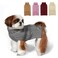 KYEESE Dog Sweaters for Small Dogs with Golden Thread Turtleneck Dog Cable Knit Pullover Sweaters for Cold Weather Grey Small