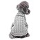 CHBORCHICEN Small Dog Sweaters Knitted Pet Cat Warm Dog Sweatshirt Winter Clothes Kitten Puppy Sweater Large Grey