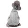 CHBORCHICEN Small Dog Sweaters Knitted Pet Cat Warm Dog Sweatshirt Winter Clothes Kitten Puppy Sweater Large Grey