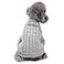 CHBORCHICEN Small Dog Sweaters Knitted Pet Cat Warm Dog Sweatshirt Winter Clothes Kitten Puppy Sweater Medium Grey