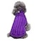 CHBORCHICEN Small Dog Sweaters Knitted Pet Cat Warm Dog Sweatshirt Winter Clothes Kitten Puppy Sweater Medium Purple