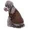 CHBORCHICEN Small Dog Sweaters Knitted Pet Cat Warm Dog Sweatshirt Winter Clothes Kitten Puppy Sweater MediumBrown