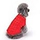 CHBORCHICEN Small Dog Sweaters Knitted Pet Cat Warm Dog Sweatshirt Winter Clothes Kitten Puppy Sweater MediumRed